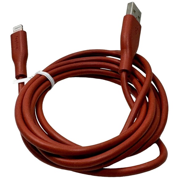 Heyday 6' LTNG to USB-A Round Charging Cable fits iPhone fits iPad - Rose Pink - Picture 6 of 6